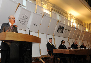 Rector Claudio Elórtegui efectúa Cuenta Anual en Claustro Pleno Ordinario 2015 - Foto 4