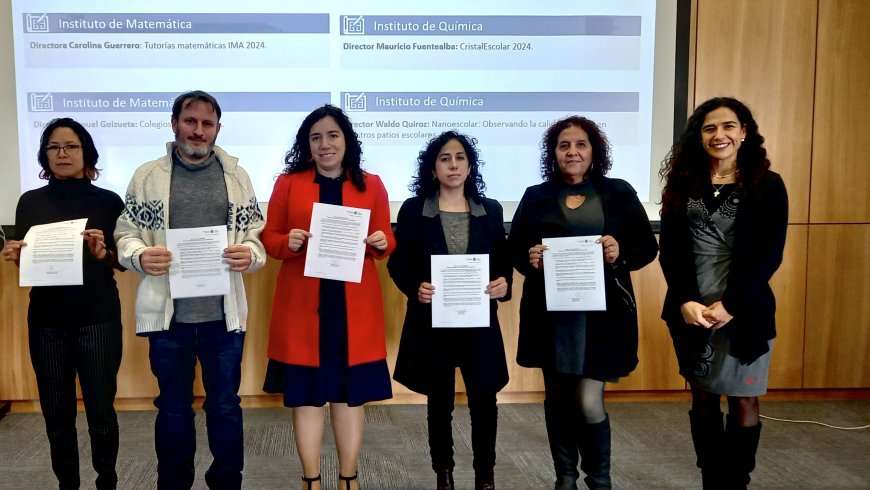 Representantes de proyectos de Vinculación con el Medio suscriben compromiso