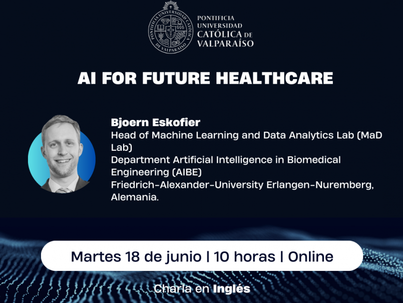 PUCV invita a charla sobre Inteligencia Artificial y Salud