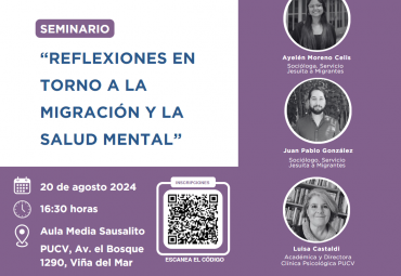 Programa de Interculturalidad invita a seminario sobre migración y salud mental