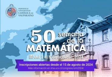 PUCV realizará celebración de la Semana de la Matemática