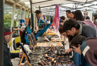 Feria Intercultural presenta artesanía de pueblos originarios en Campus Curauma