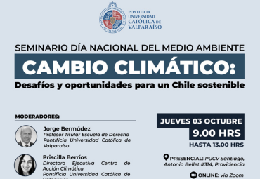 Seminario: "Cambio climático: Desafíos y oportunidades para un Chile sostenible"