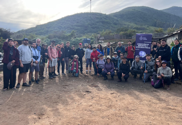 Comunidad universitaria se dio cita en jornada de trekking realizada en Cerro Mauco