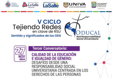 Conversatorio del V Ciclo: Tejiendo Redes en clave de Responsabilidad Social Universitaria