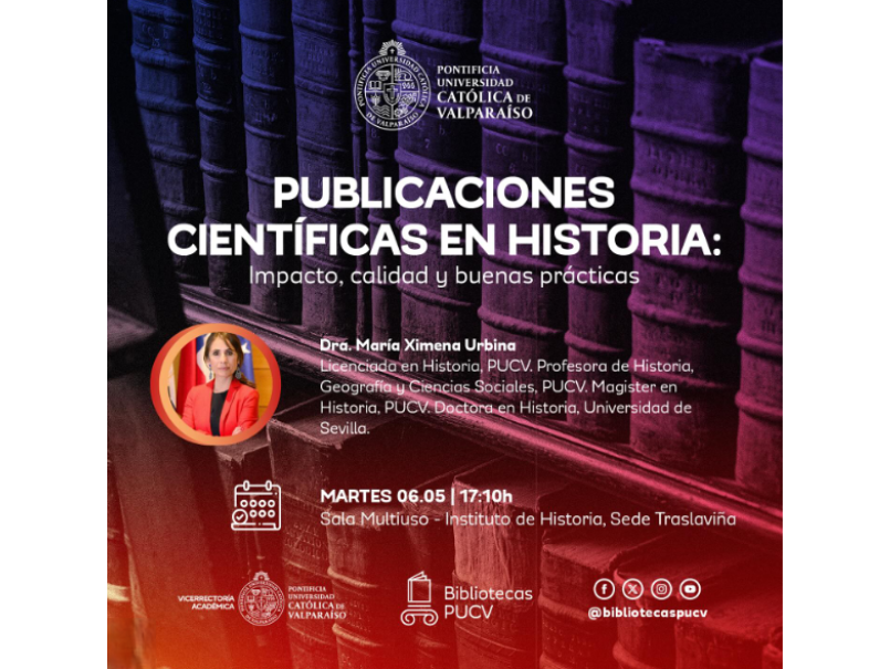 Charla “Publicaciones científicas en Historia”