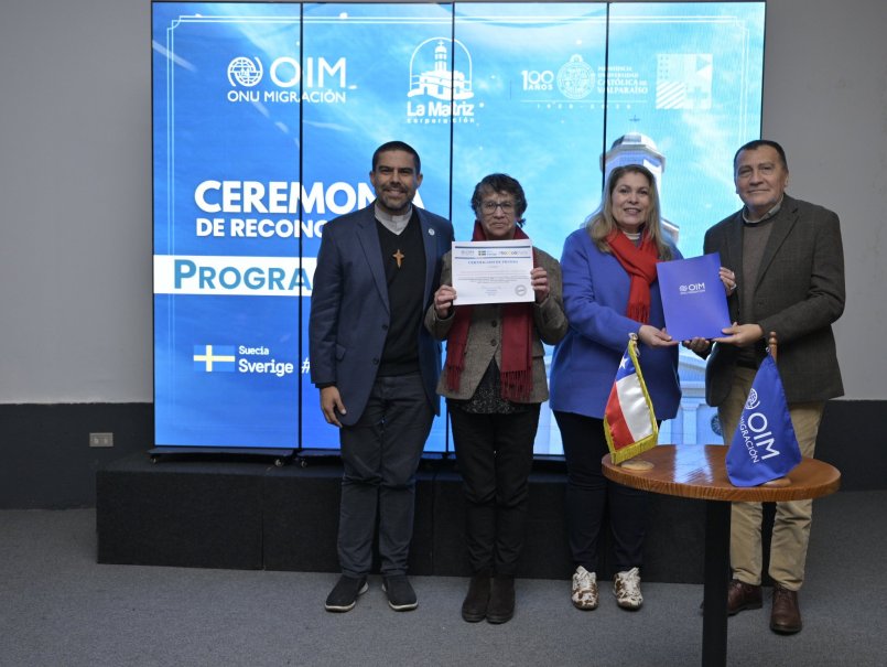 ONU reconoce a Corporación La Matriz y la PUCV por trabajo con comunidades migrantes