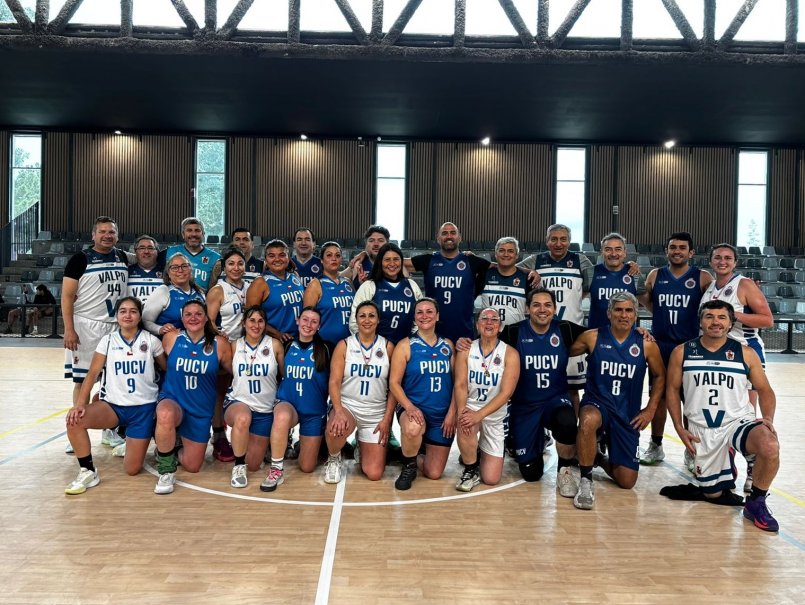 Exseleccionados de básquetbol se reúnen en Campo Deportivo de Curauma