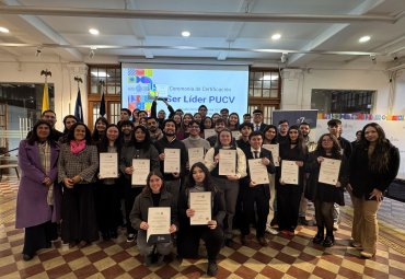 Programa Ser Líder PUCV culmina 2° versión con la certificación de 40 estudiantes