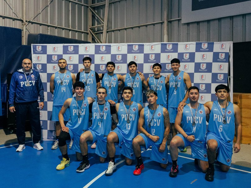 Básquetbol masculino: PUCV obtuvo el segundo lugar en FENAUDE Zona Costa y clasificó al nacional