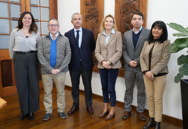 Rector y vicerrectores se reunieron con subsecretaria de Educación Superior
