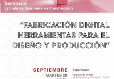 Seminario “Fabricación Digital herramientas para el Diseño y Producción”