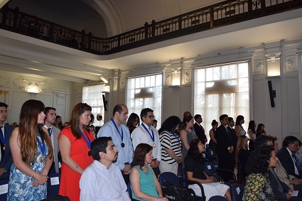 Nuevos graduados en Magíster de la Facultad de Ciencia reciben su diploma en Casa Central