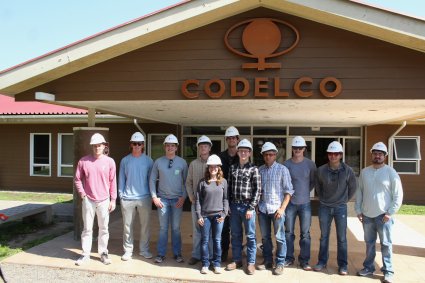 Estudiantes de intercambio de la Texas Tech University visitaron las dependencias de Codelco división Ventanas