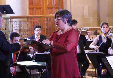 Coro Femenino y Orquesta de Cámara de la PUCV participan en XIV Encuentro de Música Sacra en Santiago