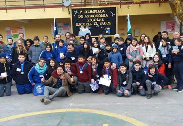 Escuela participante del Programa de Emprendimiento Escolar PUCV realizó Olimpiada Regional de Astronomía