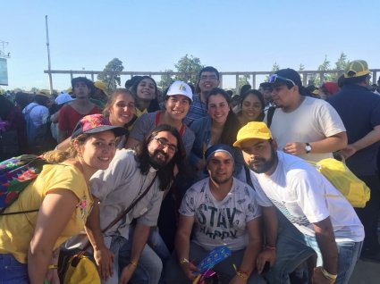 Delegación de la Pastoral PUCV participa del “Encuentro del Santo Padre con los Jóvenes”