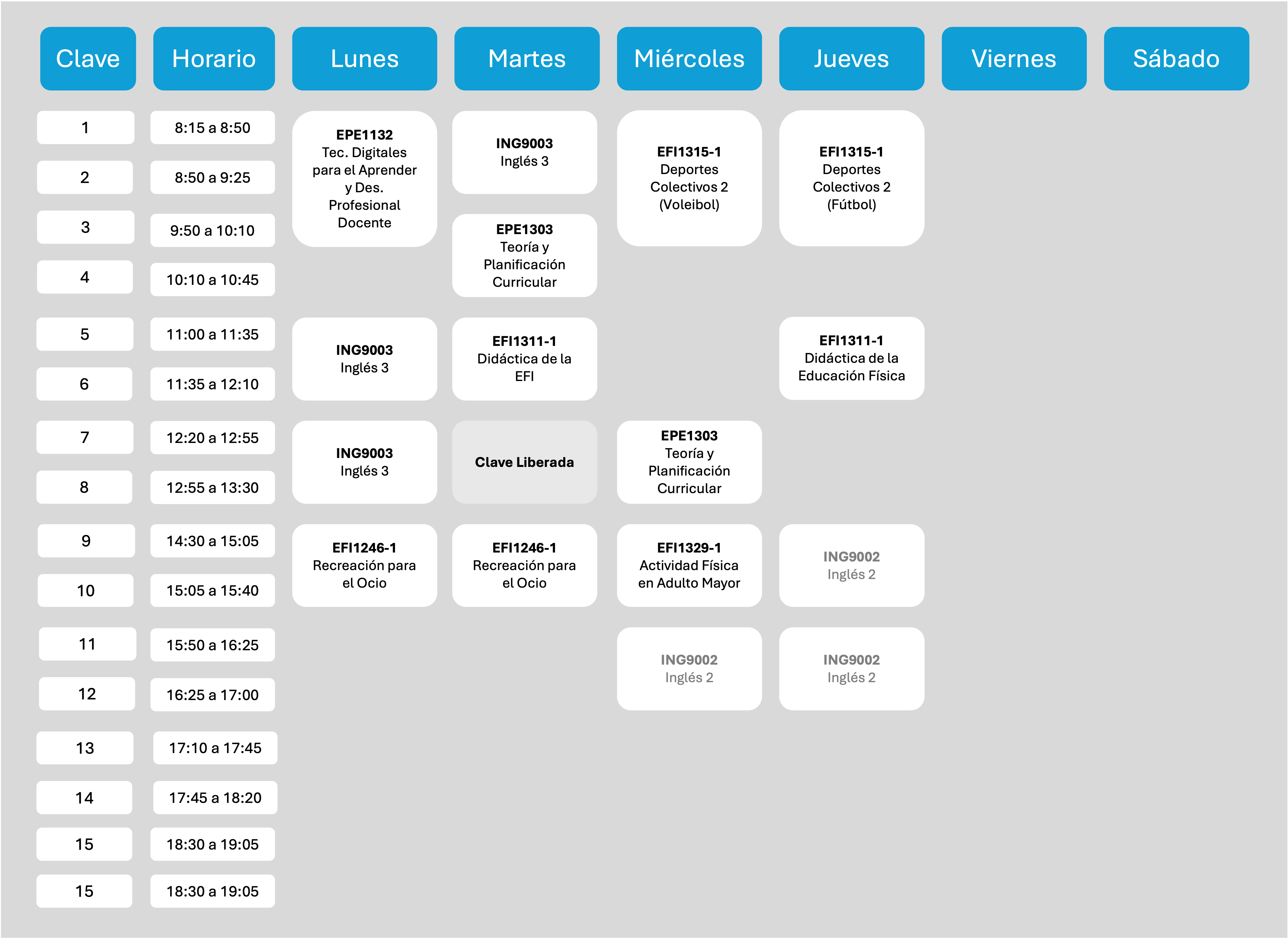 Calendario 2023 P1