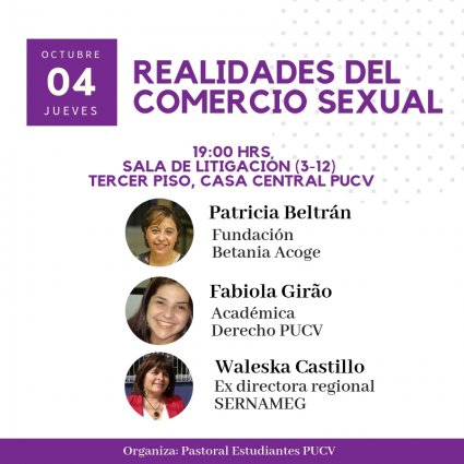 Foro "Realidades del Comercio Sexual"