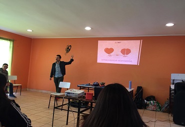 Programa PACE realiza workshop motivacional en colegios nuevos