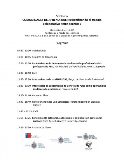 SEMINARIO COMUNIDADES DE APRENDIZAJE