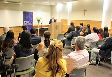 PUCV Y UNICAN realizan ceremonia de finalización de la primera versión del Magister en Banca y Mercados Financieros