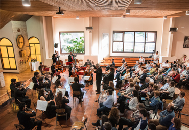 Orquesta de Cámara PUCV realizó concierto en Santuario de Schoenstatt