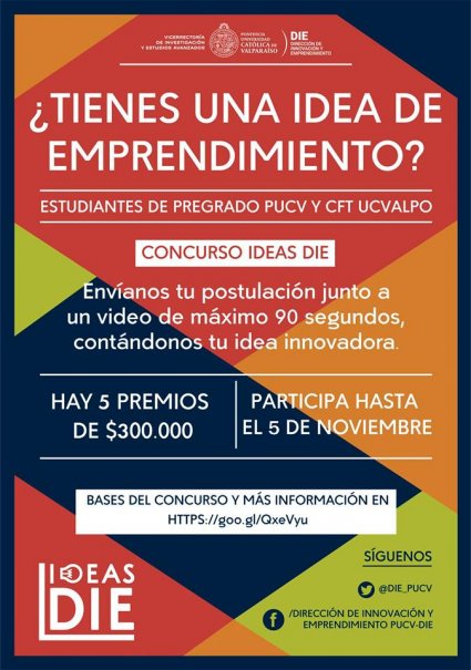 DIE PUCV: ¿Tienes una idea de emprendimiento?