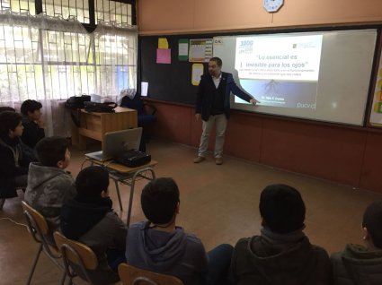 La experiencia de los profesores Ítalo Cuneo y Alejandro Cáceres en “1000 Científicos 1000 Aulas” del Programa Explora CONICYT