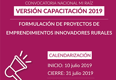 Convocatoria nacional 2019: proyectos de Emprendimiento Innovador Rural – Mi Raíz