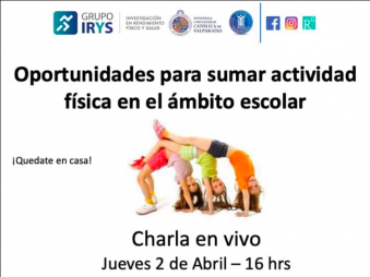 Charla "Oportunidades para sumar actividad física en el ámbito escolar