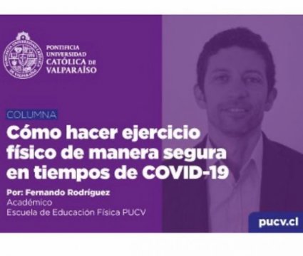 Como hacer ejercicio físico de manera segura en tiempos de COVID 19