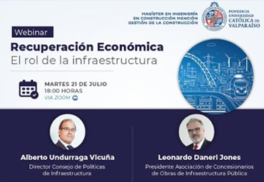 Webinar “Recuperación económica. El rol de la infraestructura”