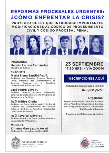 Seminario Reformas procesales urgentes: ¿Cómo enfrentar la crisis?