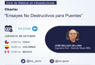 Invitan a charla sobre “Ensayos no Destructivos para Puentes”