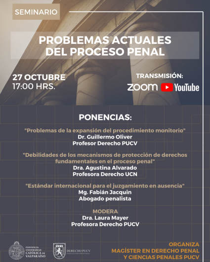 Seminario "Problemas actuales del proceso penal"