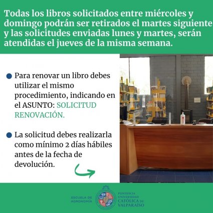 Biblioteca de la Escuela de Agronomía retomará sus funciones este mes bajo rigurosos protocolos de atención