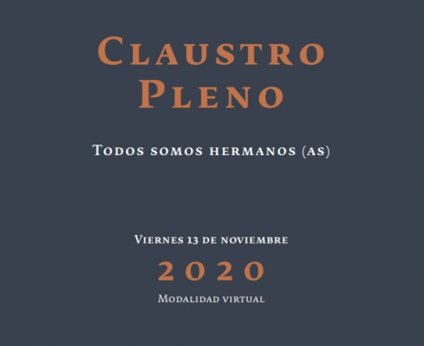 Capítulo ofrece discurso en Claustro Pleno 2020