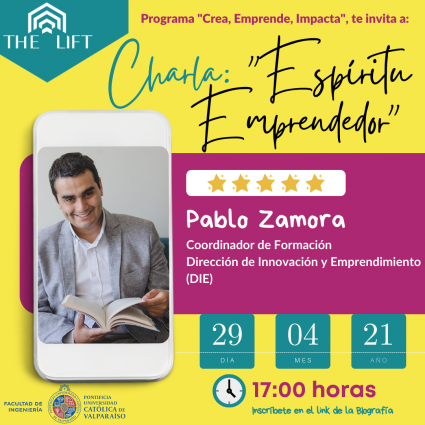 Charla "Espíritu Emprendedor" de The Lift