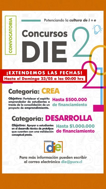 Concursos DIE 2021 - Crea y Desarrolla