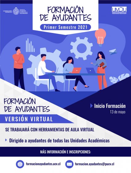 Inscripción Formación de Ayudantes Primer Semestre 2021