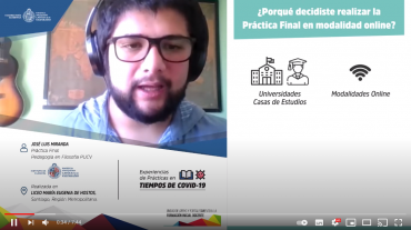 José Miranda. Práctica Profesional Pedagogía en Filosofía. 2020