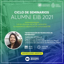 Seminario Alumni: "Investigación en tecnología de membranas"