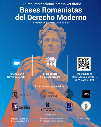 ll Curso Internacional Interuniversitario "Bases Romanistas del Derecho Moderno"