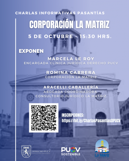 Charla Informativa sobre Pasantías - Corporación La Matriz