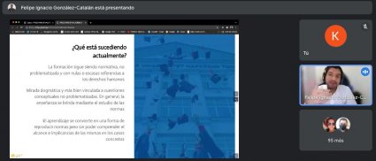 Profesor Felipe González participa en l Encuentro en Derecho Internacional Público y Derechos Humanos de la Universidad Colegio Mayor de Cudinamarca, Colombia