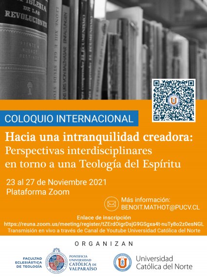 André Brouillette s.j. (Boston College) inaugurará Coloquio Internacional “Hacia una intranquilidad creadora: perspectivas interdisciplinares en torno a una teología del espíritu”.