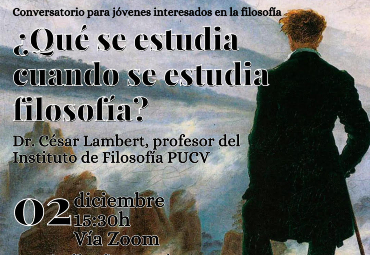 Instituto de Filosofía PUCV realizará conversatorio para presentar las carreras de Pedagogía y Licenciatura en Filosofía