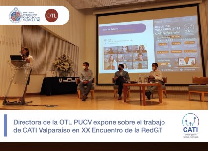 Directora de la OTL PUCV expone sobre el trabajo de CATI Valparaíso en XX Encuentro de la RedGT