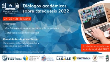 Publican bases del Congreso Virtual “Diálogos Académicos sobre Catequesis 2022”